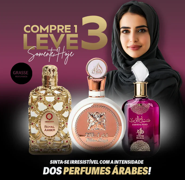 PROMOÇÃO COMPRE 1 LEVE 3 - Sabah Al Ward, Fakhar e Royal Amber - Oferta De Dia das Mães - 100ml Cada