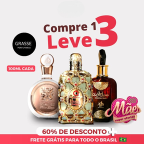 PROMOÇÃO COMPRE 1 LEVE 3 - Sabah Al Ward, Fakhar e Royal Amber - Oferta De Dia das Mães  - 100ml Cada